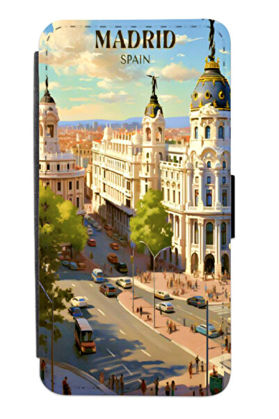 Atlas Husa personalizata tip carte Xiaomi Redmi 9T, Madrid, multicolor, S2D1M120