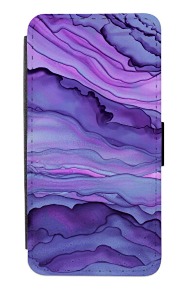 Atlas Husa personalizata tip carte Huawei P30 Pro, Purple Marble, multicolor, S2D1M174