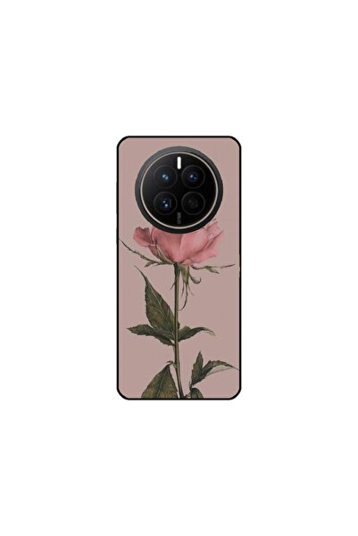 Atlas Husa personalizata si Folie de Silicon Huawei Mate 50 Pro, Flowers #8, ...