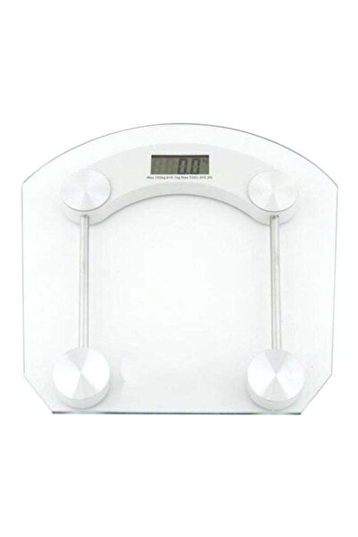 Generic LCD Digital Scale White/Silver/Clear 40x2x40cm