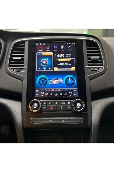 MYWAYY Renault Megane 4 Dijital Tuş Takımı 2K Görüntü Kaliteli Tesla 9.7 Inch...