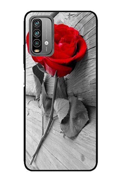 Atlas Husa personalizata si Folie de Silicon Xiaomi Redmi 10x, Rose, multicol...