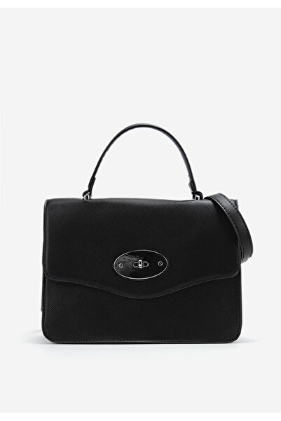 B T Shoes Čierne kabelka do ruky Lastia