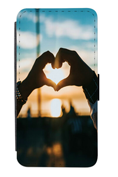 Atlas Husa personalizata tip carte Samsung Galaxy S8 Plus, Hearts Hands, mult...