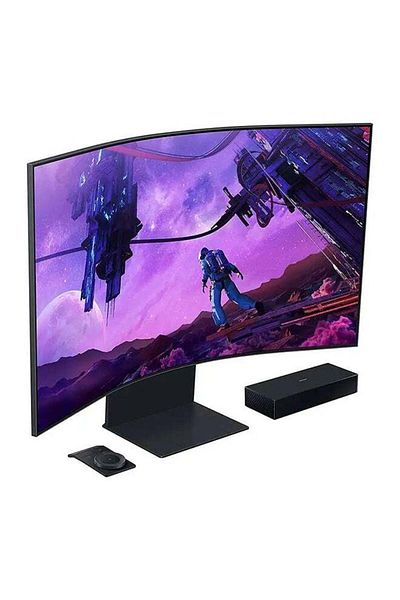 Samsung 55 Inch Odyssey Ark 4K UHD 165Hz 1ms Quantum Mini-LED, 1000R curvature, Quantum Matrix Techn