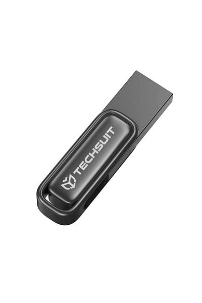 Techsuit External Memory 128GB Techsuit, USB 3.0, 80M/s, THSM33, Gray