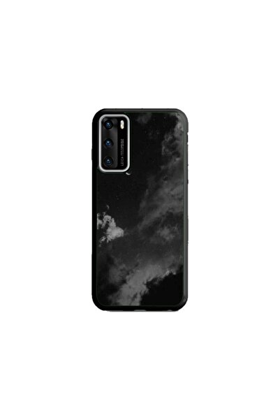 Atlas Εξατομικευμένη θήκη και μεμβράνη σιλικόνης Huawei P40, Νυχτερινός ουραν...