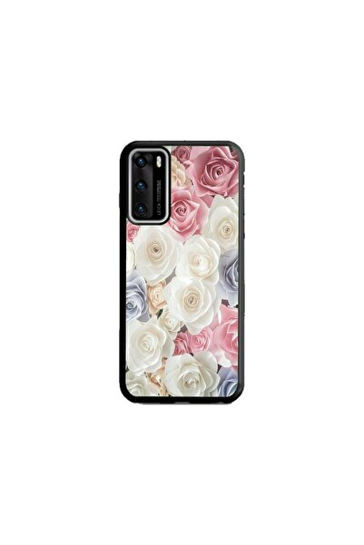 Atlas Husa personalizata si Folie de Silicon Huawei P40 Pro, Flowers #23, mul...