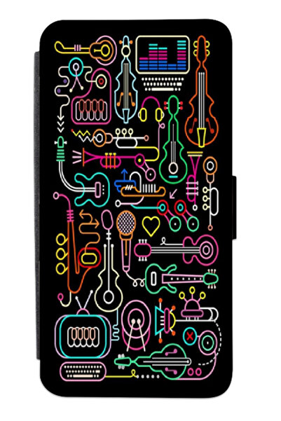 Atlas Εξατομικευμένη θήκη βιβλίου Xiaomi Redmi Note 8, Σύμβολο #1, πολύχρωμη,...