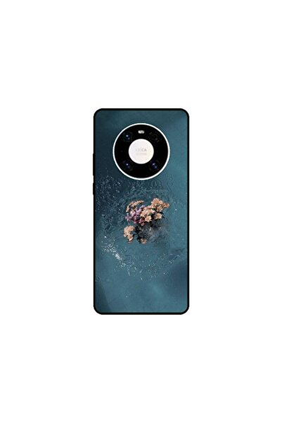 Atlas Husa personalizata si Folie de Silicon Huawei Mate 40 Pro, Flowers #15,...