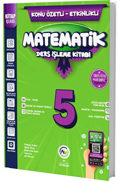 Av Akıllı Versiyon Yayınları Av Yayınları 5. Sınıf Matematik Ders İşleme Kita...