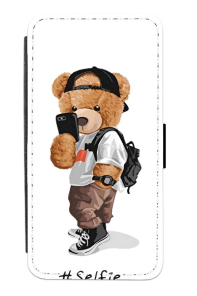 Atlas Husa personalizata tip carte Motorola Moto E22, Selfie Bear, multicolor...