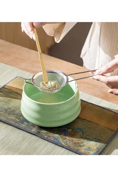 Generic Complete Matcha Whisk Set - 4-Piece Matcha Kit with Ceramic Bowl, Matcha Whisk, Bamboo Scoop, and W