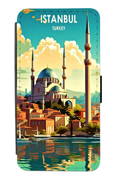 Atlas Husa personalizata tip carte Samsung Galaxy S8 Plus, Istambul, multicol...