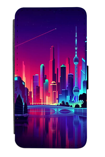 Atlas Husa personalizata tip carte Xiaomi Poco X3 NFC, Neon City #2, , S2D1M183