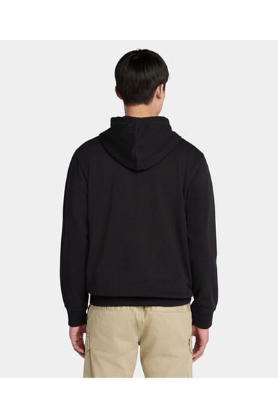 Timberland Established 1973 Embroidered Logo Loopba Men's Black Sweatshirt Tb0A5Mx80011