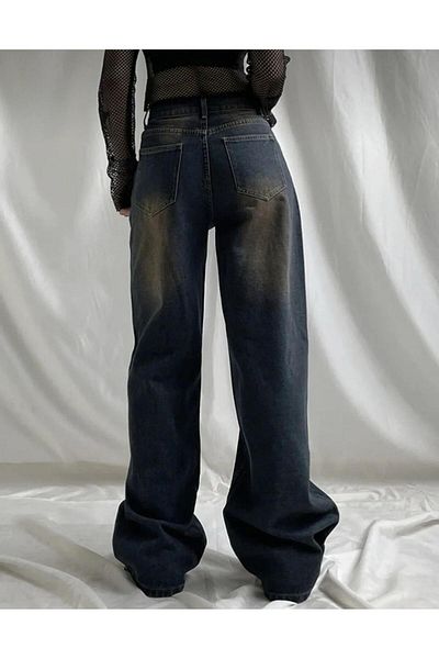 Weekeep Unisex Retro Baggy Jean Pants
