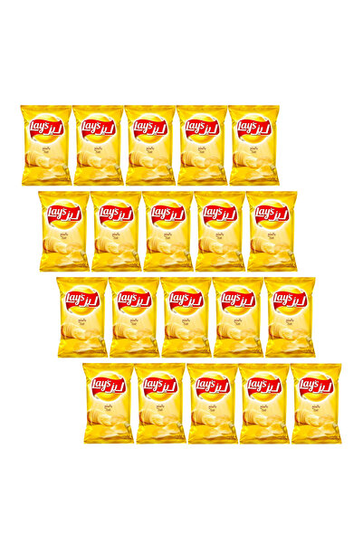 Lay's رقائق البطاطس المملحة، 155 جرام × 20
