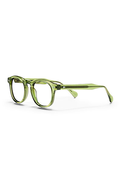 EYE OF HORUS Eoh4007-M C6 Khaki Acetate Blue Light Screen Glasses