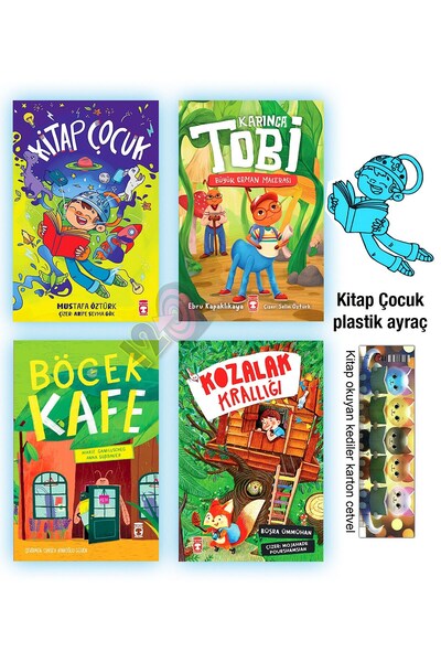 Timaş Çocuk Kitap Çocuk Karınca Tobi Böcek Kafe Kozalak Krallığı (7-9 yaş)