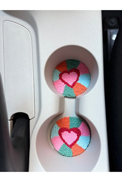 Nova Punch Embroidery 2-Pack Car Coasters / Car Coasters