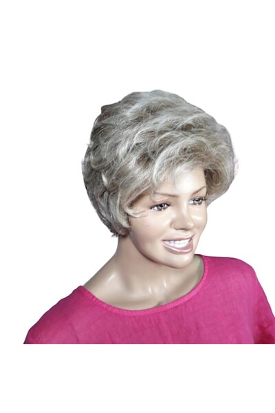 L-line fashion Peruca dama, fibra sintetica, cu aspect , blond suvitat