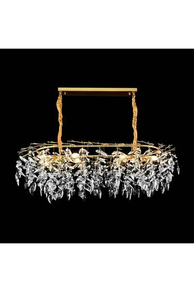 homelight ثريا فاخرة كريستال براق 120 سم