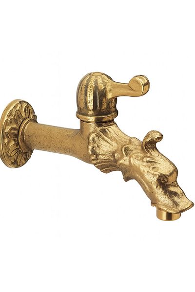 remer Rubinetterie 202LE garden faucet, vintage design, wall mounting, lever operation