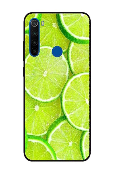 Atlas Husa personalizata si Folie de Silicon Xiaomi Redmi Note 8, Lime, multi...
