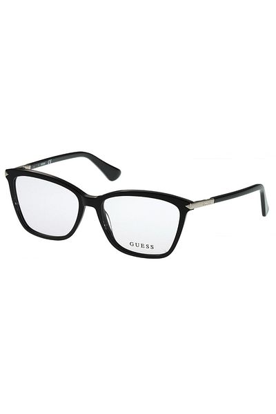 Guess Women's eyeglasses frames GU2880 001 54, Plastic, Black, 54 mm