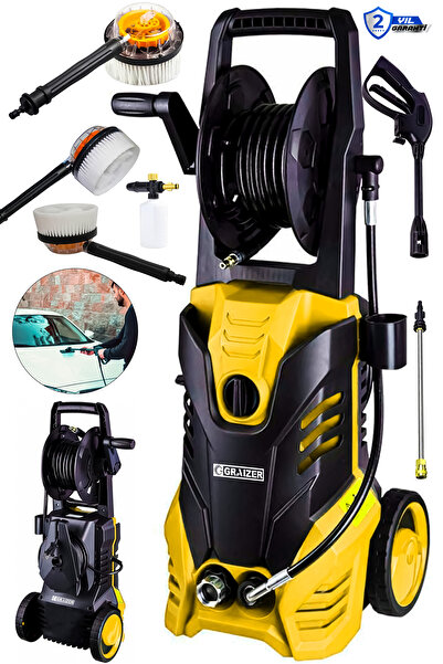Graizer GRZ-FS 180 Musluk Ve Kovadan Çekme Yüksek Basınçlı Bahçe Oto Yıkama M...