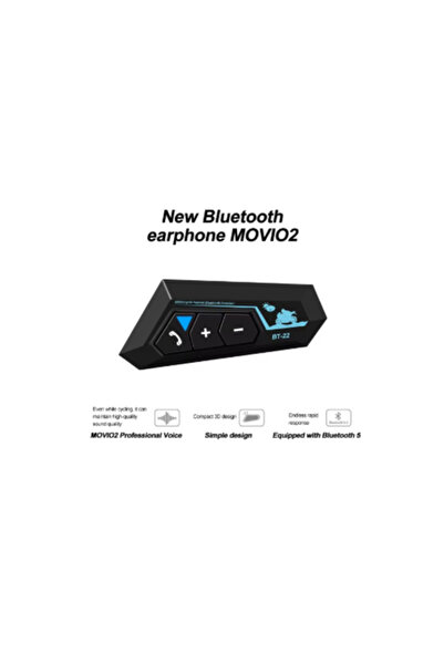 Aydoganticaret44 Kask Kulaklığı ct22 Bluetooth 5.0 Motosiklet Mikrofonu, Kask Için Kulaklık Bluetooth Interkom