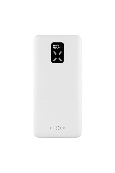 FIXED Powerbank Zen 10 with LCD Display and PD 20W Output, 10,000 mAh, White