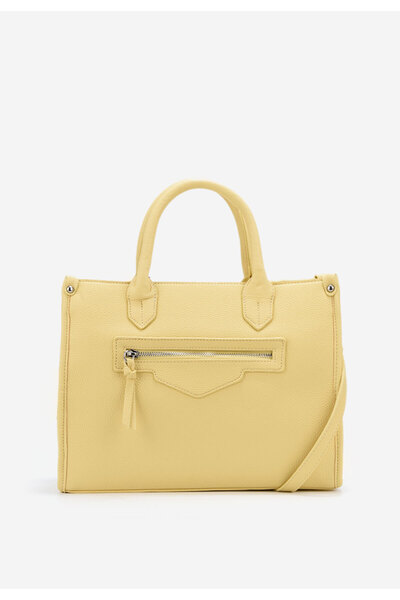 B T Shoes Žlutá kancelářská kabelka Anirma