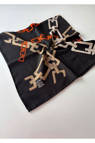 çiğdem eşarp Φουλάρι με σχέδιο αλυσίδας MASALSU