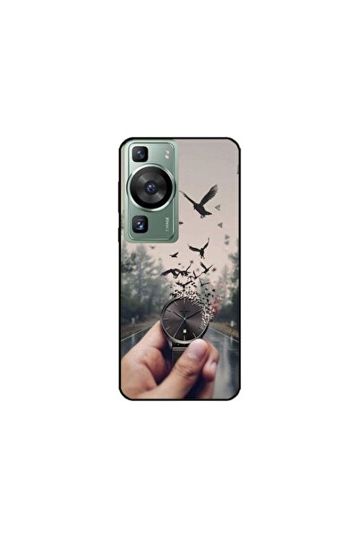 Atlas Προσωποποιημένη θήκη Huawei P60, Time Flies #2, πολύχρωμη, S1D1M0365