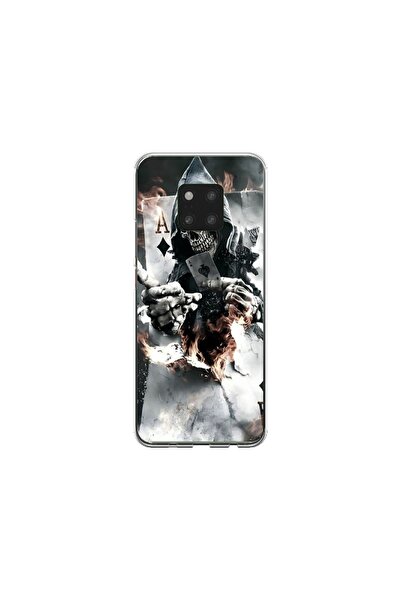 Atlas Husa personalizata si Folie de Silicon Huawei Mate 20 Pro, Skeleton Car...
