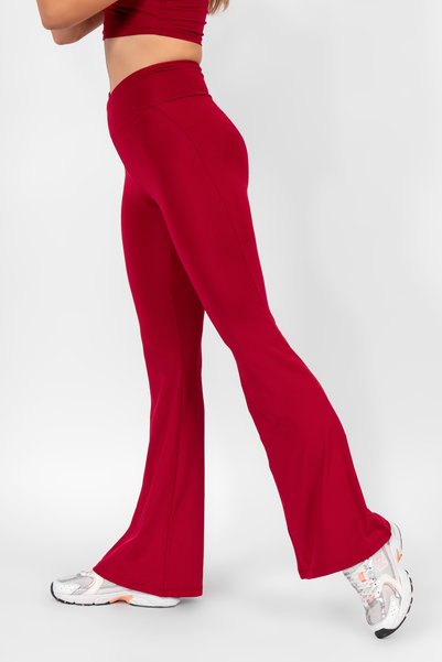 RİZZ Cross-Waist Spanish Leg Leggings and Seamless Panties 2-Piece Set