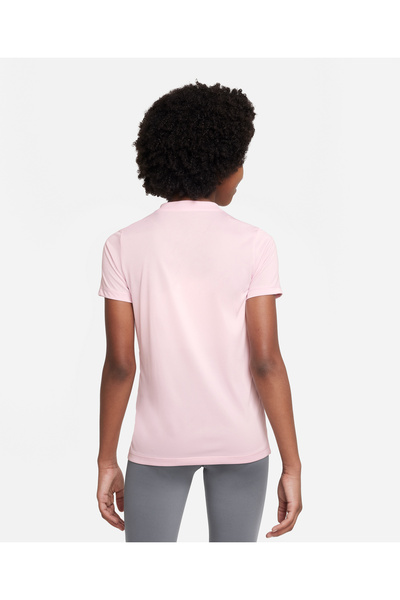 Nike DF Swoosh V Neck T-Shirt - Pink