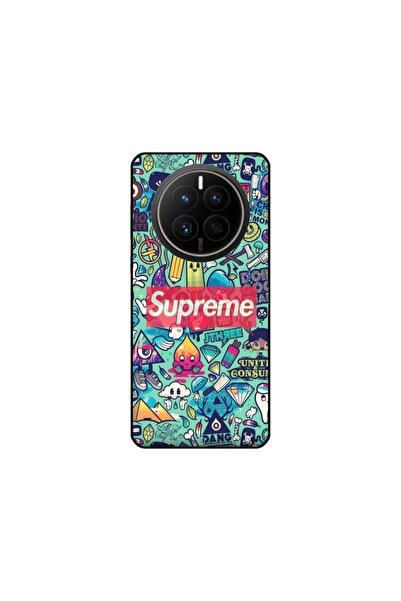 Atlas Husa personalizata si Folie de Silicon Huawei Mate 50 Pro, Supreme, mul...