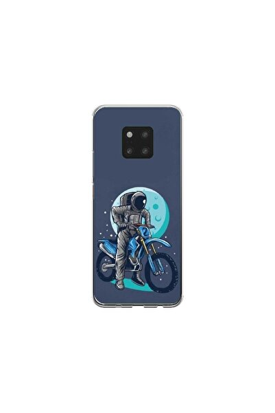 Atlas Προσαρμοσμένη θήκη Huawei Mate 20 Pro, Biker Astronaout, πολύχρωμη, S1D...