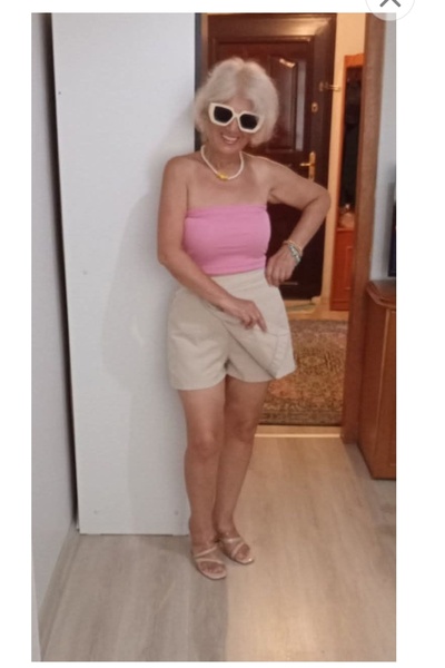 Butik krem Sort etek s.m.l uyumludur