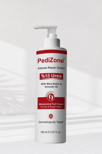 PediZone Intense Repair Foot Cream 15% Urea Cracked Heel and Foot Cream Irc, One Size
