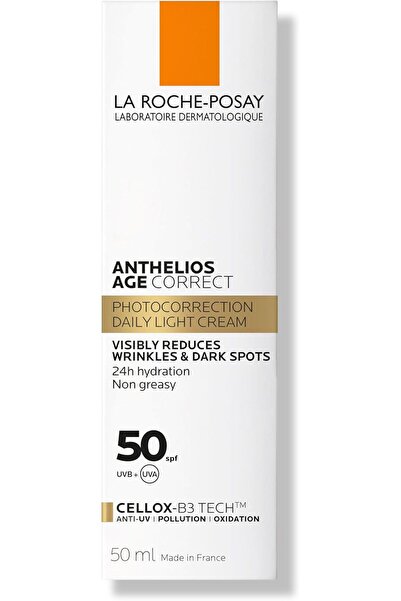 La Roche Posay كريم أنثيليوس إيج كوريكت اليومي الخفيف من لاروش بوزيه بعامل حم...