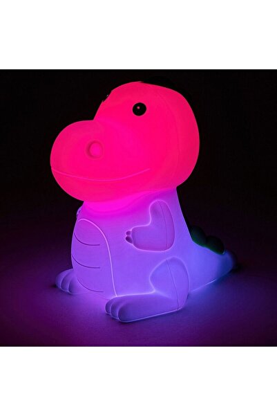 Rabalux RGB LED lamp, lamp body made of plastic, lampshade made of silicone, shape of a...