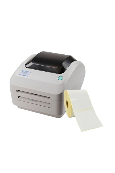 XPRINTER Xp-470b Usb Barkod Yazıcı + 1 Adet 100x100 (500 Sarımlık) Termal Etiket