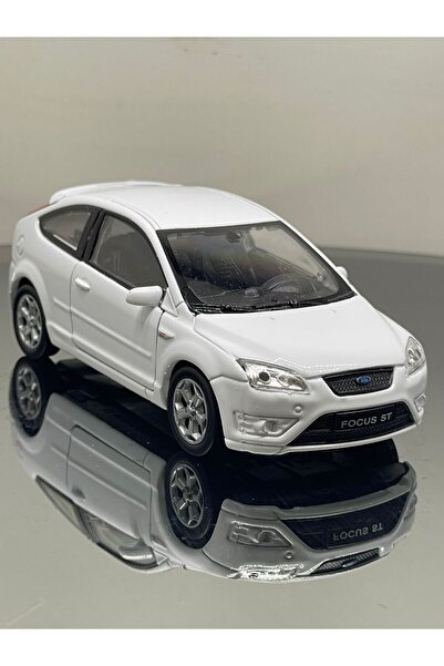 SCOWETTO 1.36 Ölçek Ford Focus Model Oyuncak Araba BEYAZ 12 cm