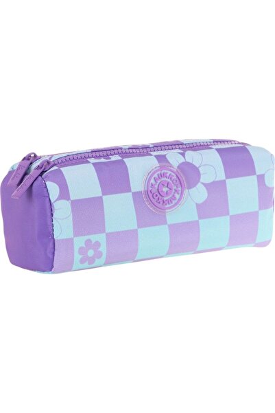 KAUKKO Geantă pentru creion pentru școală pentru fete cu două compartimente -...