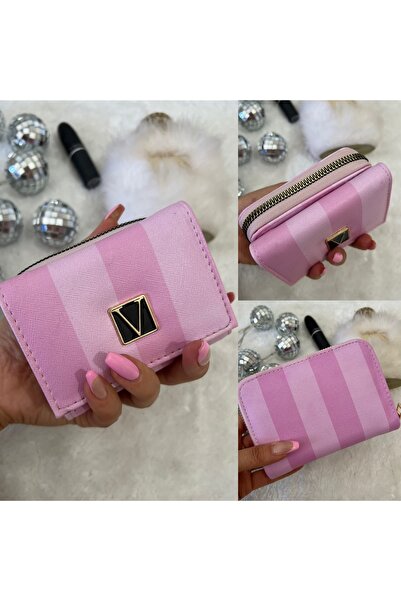 ZEYZEYBUTİK MİNİ ÇITÇIT FERMUARLI PUDRA PEMBE CÜZDAN