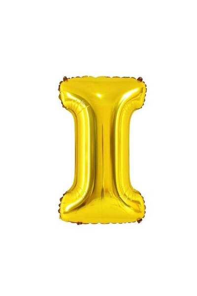 Generic Letter I Foil Balloon – Large 40 Inch – Gold